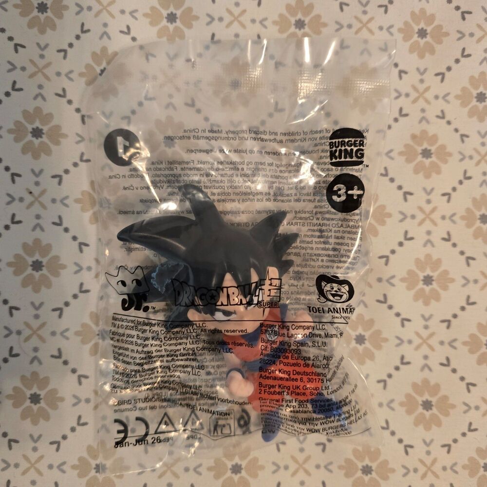 Burger King Dragonball super Goku New Unopened Anime Figure